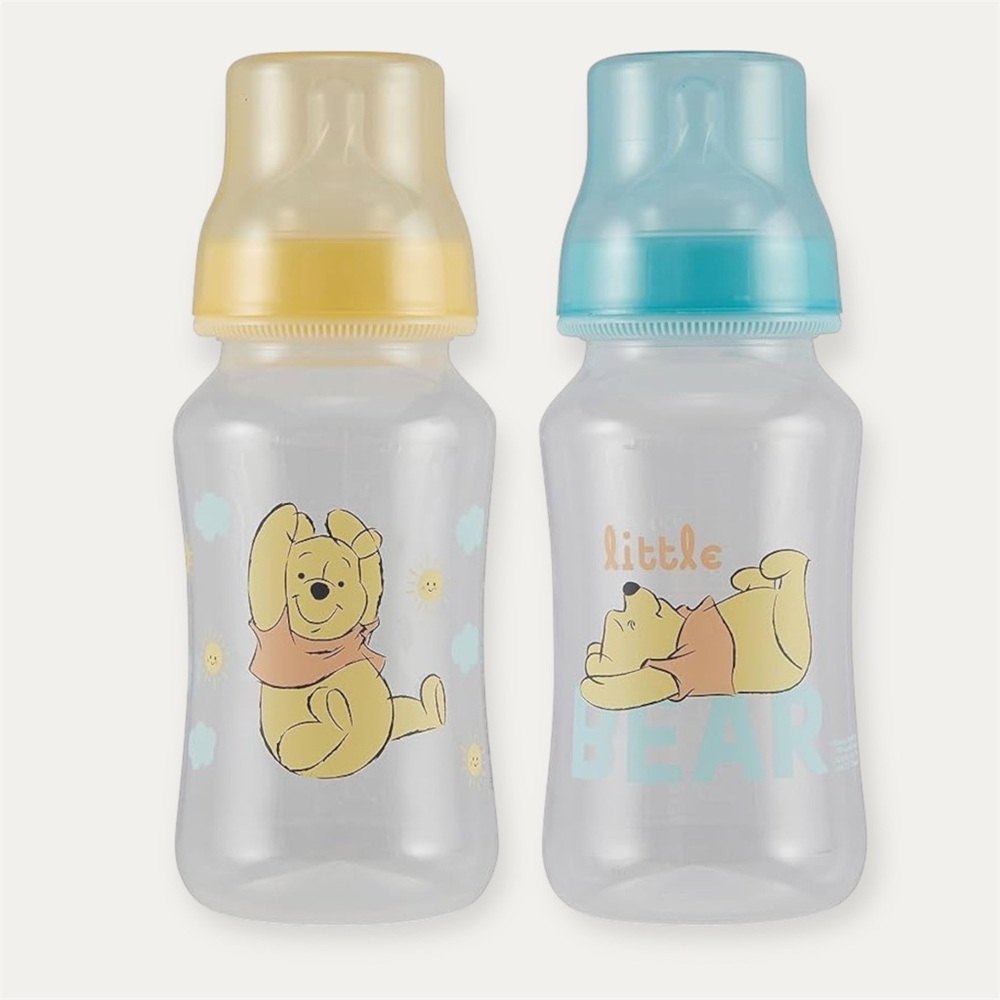 New Disney 2pc Winnie the Pooh Bottle Set